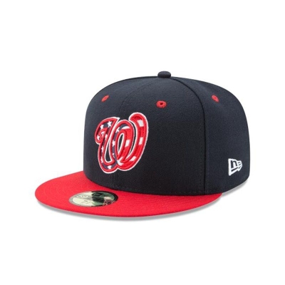 Sapca New Era Washington Nationals MLB Authentic Collection 59FIFTY Fitted - Albastri